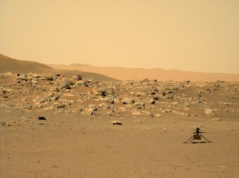 NASA's Mars <em>Ingenuity</em> helicopter has been flying across the red planet for nearly three years.
