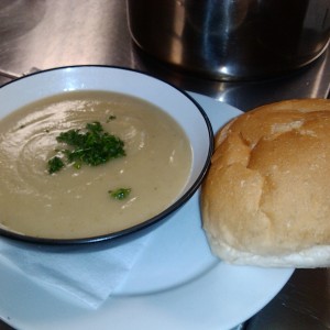 Celariac soup.